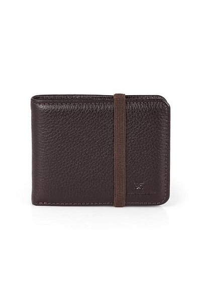 Daniel Klein Dkl0794-3 Men's Brown Wallet & Card Holder Made of Real Leather