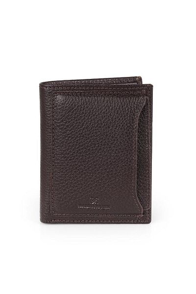 Daniel Klein Dkl1353-3 Men's Brown Wallet & Card Holder Made of Real Leather