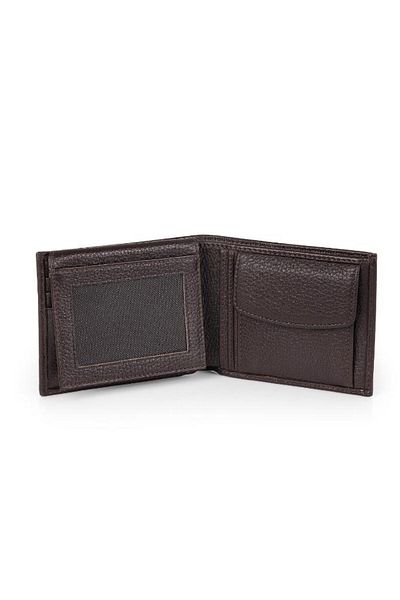 Daniel Klein Dkl0743-3 Brown Men's Wallet & Card Holder Made of Large Volume Real Leather