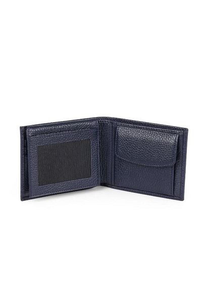 Daniel Klein Dkl0743-2 Men's Navy Blue Wallet & Card Holder Made of Real Leather