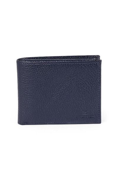 Daniel Klein Dkl0743-2 Men's Navy Blue Wallet & Card Holder Made of Real Leather