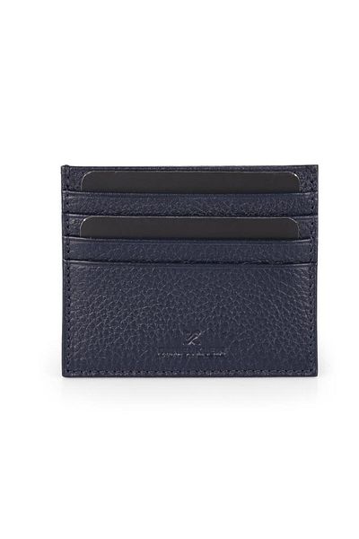 Daniel Klein Dkl1080-2 Men's Navy Blue Wallet & Card Holder Made of Real Leather