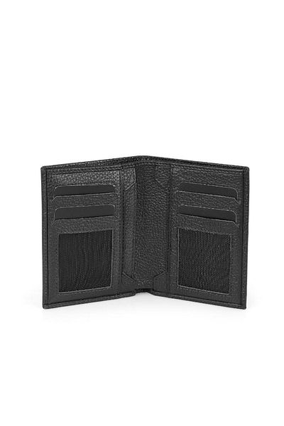 Daniel Klein Dkl1344-1 Men's Black Wallet & Card Holder Made of Real Leather