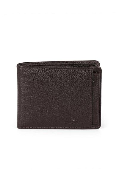 Daniel Klein Dkl1320-3 Men's Brown Wallet & Card Holder Made of Real Leather