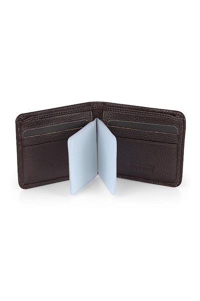 Daniel Klein Dkl0794-3 Men's Brown Wallet & Card Holder Made of Real Leather