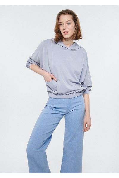 Mavi Natural Dye Hooded Lilac Sweatshirt 1611184-83899