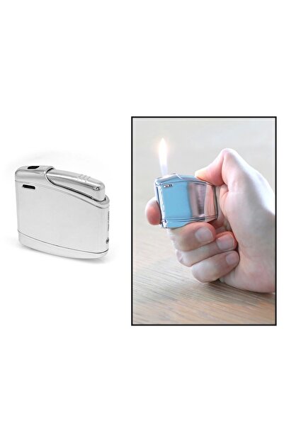 Genel Markalar Happymodds Kişiye Özel Isim Yazılı Mat Gümüş Renk Ibola Model Manyetorlu Çakmak