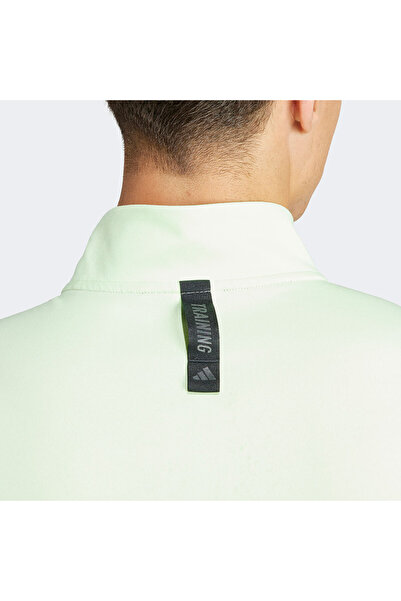 adidas Πράσινο ανδρικό φούτερ - Wo Quarter Zip, IS3803