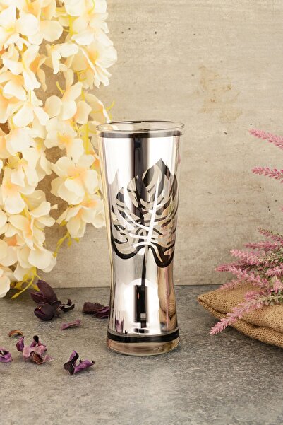 ANGDESİGN Nisaluce Home-bahar Cam Vazo-gümüş Kaplama