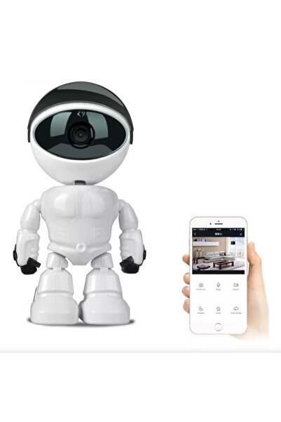 qasul Otomatik Izleme Akıllı Robot Izleme Kamerası Kablosuz Wifi Ev Uzaktan A...