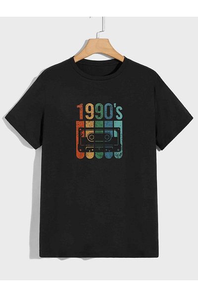 Pink Sky Μπλουζάκι με στάμπα Unisex της δεκαετίας του 1990