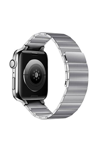 Shinytech Apple Watch Baklalı Çelik Manyetik Kordon Se/3/4/5/6/7/8/9 38,40,41...