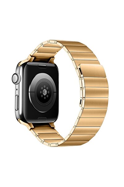 Shinytech Apple Watch Baklalı Çelik Manyetik Se/3/4/5/6/7/8/9 42,44,45,49mm W...