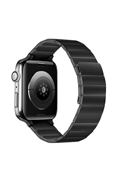 Shinytech Apple Watch Baklalı Çelik Manyetik Kordon Se/3/4/5/6/7/8/9 38,40,41...