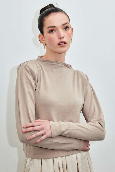 Hooopstore Mink Crop Top - Επενδυμένο