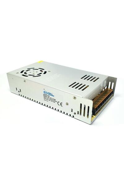 electroon Wellpower 12volt 30amper Adaptör Metal Kasa Fanlı