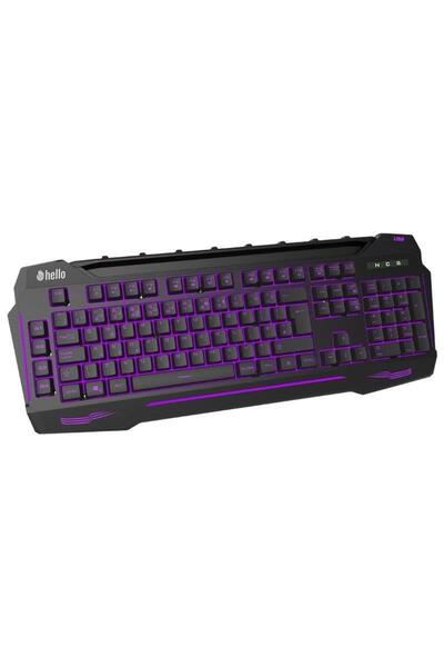 Hello Hl-4616 4 Makro Tuşlu Işıklı Gaming Oyuncu Klavye
