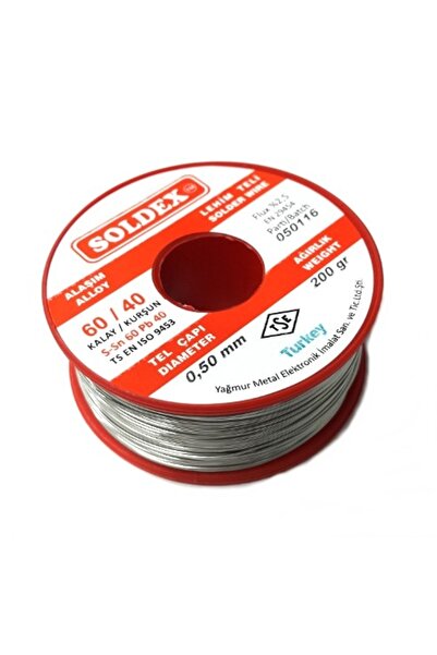Soldex 200gr 0,50mm 60/40 Lehim Teli