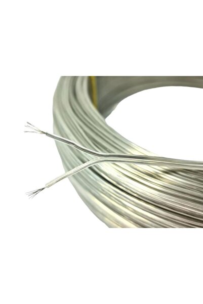 electroon 2x0.22mm Şeffaf 7telli Kalaylı Montaj Kablosu 100mt
