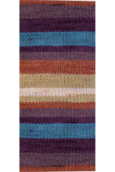 NAKO Vega Stripe 5 Pieces Premium Acrylic Hand Knitting - Thread Wool No: 82420