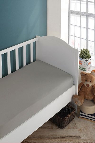 LADYNİL Baby-child Organic Cotton Elastic Jersey Sheet 60x120 - 70x140 Compatible Beige