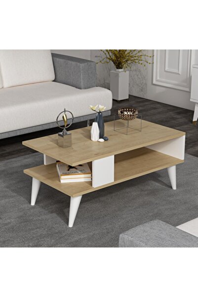 Ayça Ayca Safirmeşe-beyaz Orta Sehpa, Zigon, Yan Sehpa