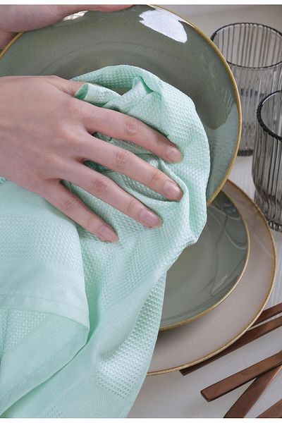 LADYNİL 3-Piece Microfiber Magic Glass and Mirror Cleaning Cloth 40*60