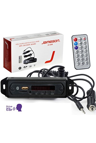 Jameson Js-6usb Oto Teyp Çevirici Bord Usb/fm/aux Bluetooth Konuşmalı 12v