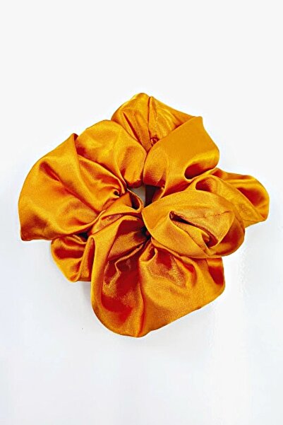 PETEK AKSESUAR Cataramă elastică Simit din satin de lux galben pentru femei