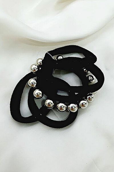 PETEK AKSESUAR 5 Piece Pearl Elastic Buckle Set
