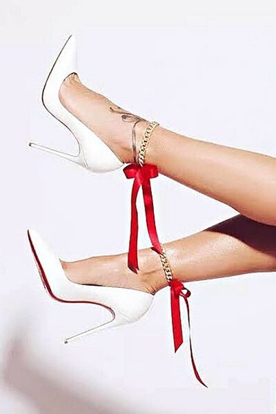 PETEK AKSESUAR Ribbon Chain Style Anklet