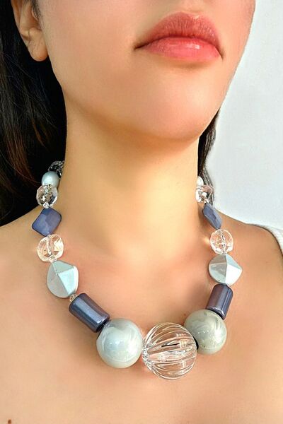 PETEK AKSESUAR قلادة تصميم الكرة الكبيرة