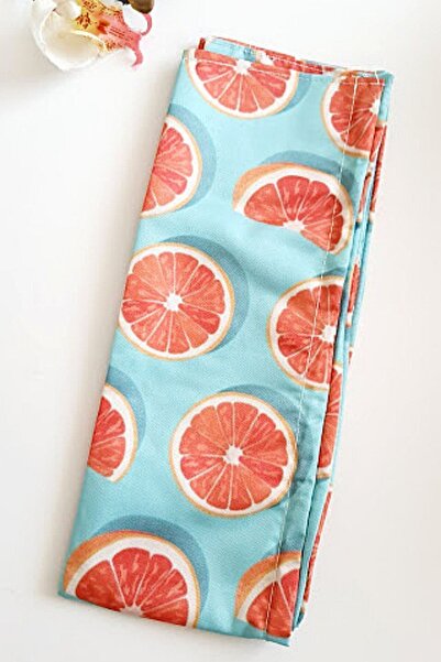 PETEK AKSESUAR Αφρικανική μπαντάνα με σχέδια από κλωστές σε κόκκινο πορτοκαλί...