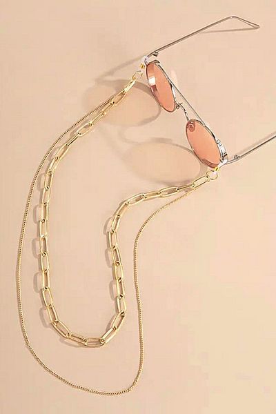 PETEK AKSESUAR Double Chain Glasses Chain
