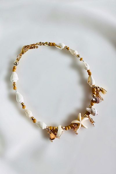 PETEK AKSESUAR Starfish Anklet - Seashell