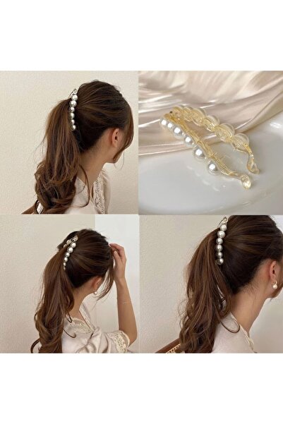 PETEK AKSESUAR Big Pearl Banana Buckle