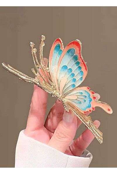 PETEK AKSESUAR Butterfly Metal Latch Buckle 11 Cm.