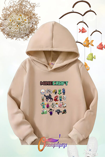 oneagılyazı Hanorac imprimat cu glugă pentru copii