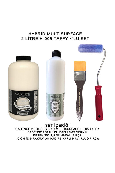 Cadence Boya 2LT+750 TAFFY SET-005 Hybrid Boya Seti 4'lü Mat Vernik- Mobilya ...