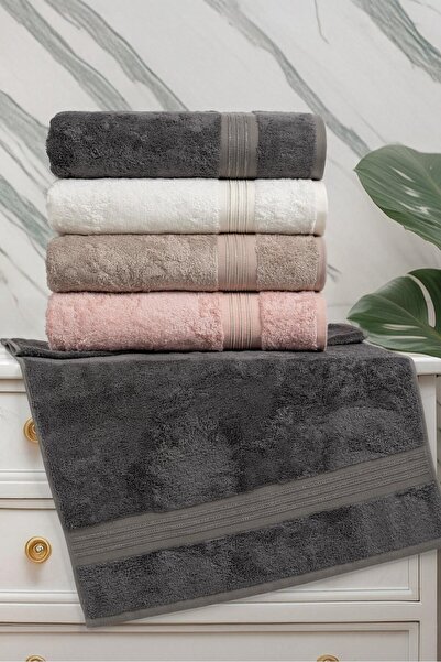 Altınbaşak (4.lü Kutulu Set) Yeni Sezon 50x90 cm. Bambu Asorti Lüks El Havlus...