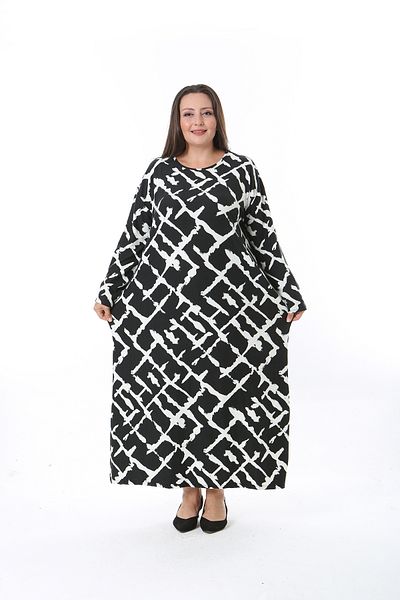 XL Modam Φόρεμα One Size Lycra Cashmere - Μπούστο 150 έως 154 Plus Size