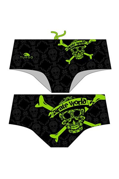 TURBO TRUNK FRANCE 14cm. PIRATE WORLD Siyah