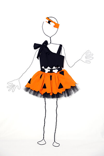 Dimmel Costume Çakıl Turuncu Kısa Kol