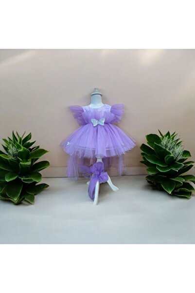 Butik Bebek Melek Kanatlı Elbise 3-6 Ay