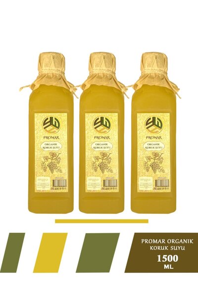 Promar Ekşi Koruk Suyu 500ml×3 Adet