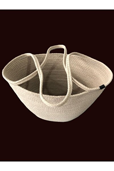 Hobi Dünyası Hasır Plaj Çantası, El Yapımı Çanta, Kol Çantası