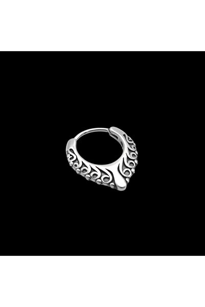 Viking Gothic 316L Drop Pattern Vintage Hoop - Non Tarnish and Stainless Stee...