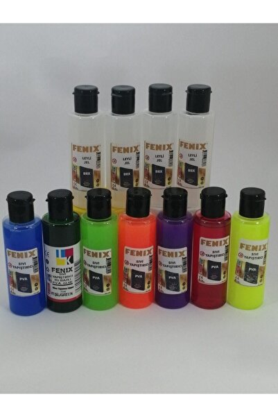Fenix Slime Slaym Yapma Seti Hazır Oyun Jeli Sıvı (12 Adet)hsx