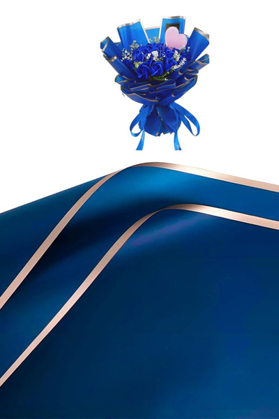 OLİ Art Çiçek Ambalaj Kağıdı  Kenarlı 4 Adet Yapay Çiçek Kuru Çiçek Canlı Çiç...