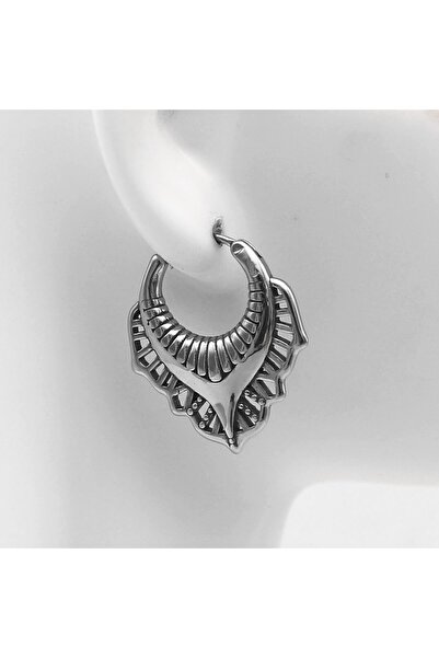 Viking Vintage Design Drop Model Hoop - Anti-Tarnish and Stainless 316L Steel...